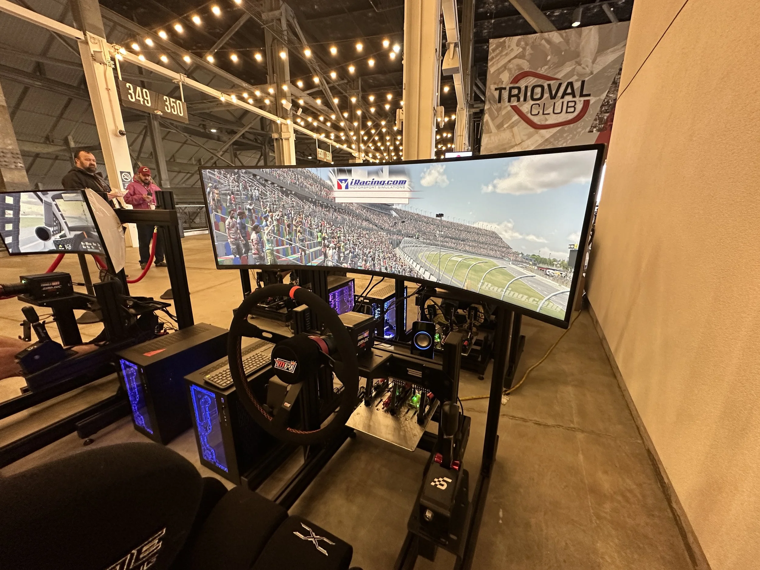 Racing simulator activation at Daytona